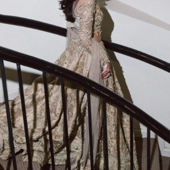 MYSIE BY TAHIRA AUTHENTIC LUXURY PAKISTANI DESIGNER COUTURE DRESS - Picture 5 of 5